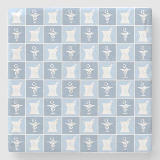 Dessous-de-verre En Pierre Pharmacy Symbol | Pharmacist | Pharmacy Tech (Devant)