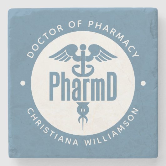 Dessous-de-verre En Pierre PharmD Docteur en pharmacie Pharmacy Graduation Ph (Devant)