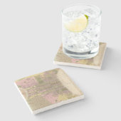 Dessous-de-verre En Pierre Philadelphie (Côté)