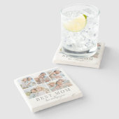 Dessous-de-verre En Pierre Photo de Maman Collage (Côté)