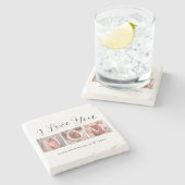 Dessous-de-verre En Pierre Photo personnalisée Keepsaké (Côté)