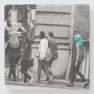 Dessous-de-verre En Pierre Photo urbaine de rue de New York City