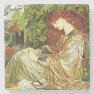 Dessous-de-verre En Pierre Pia De' Tolomei (Belle Italienne)