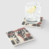 Dessous-de-verre En Pierre Pièces et pièces I (Côté)