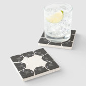 Dessous-de-verre En Pierre Pierre à coaster Eating Crow (Côté)