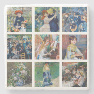 Dessous-de-verre En Pierre Pierre-Auguste Renoir - Chefs-d'oeuvre Grille Coll