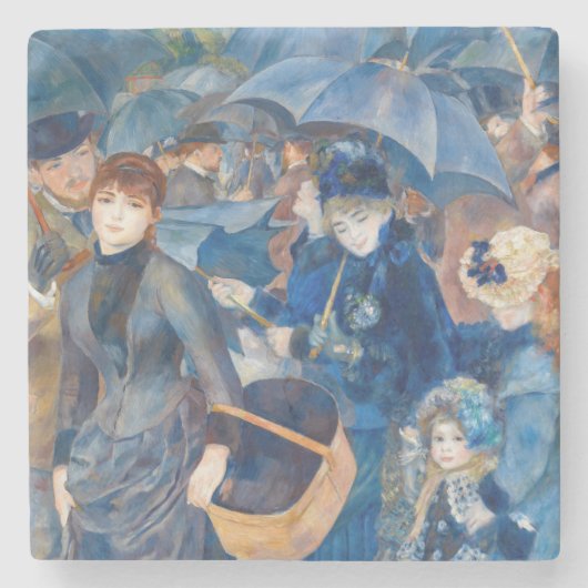 Dessous-de-verre En Pierre Pierre-Auguste Renoir - Les Parapluies (Devant)