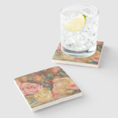 Dessous-de-verre En Pierre Pierre-Auguste Renoir - Rose (Côté)