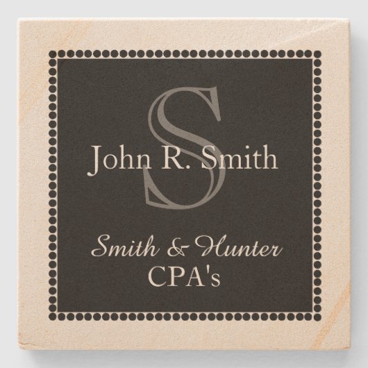 DESSOUS-DE-VERRE EN PIERRE PIERRE CHIC COASTER_PERSONAL/BUSINESS_CPA (Devant)