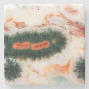 Dessous-de-verre En Pierre Pierre d'Ocean Jasper trouvée à Madagascar