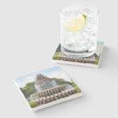 Dessous-de-verre En Pierre Pineapple Fountain à Charleston (Côté)