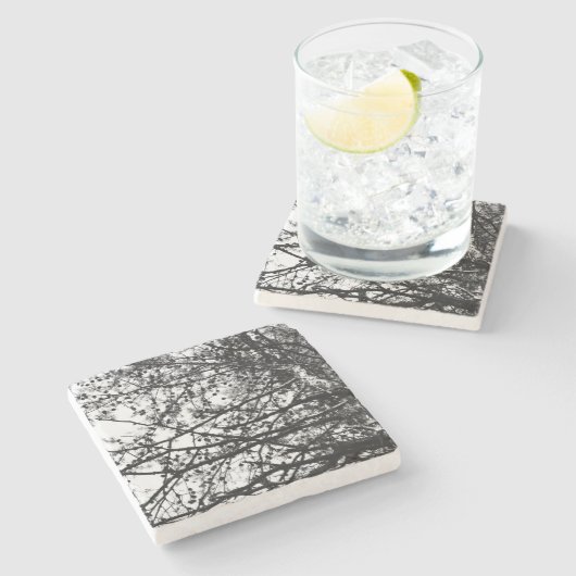 Dessous-de-verre En Pierre PineCones Messy (Côté)