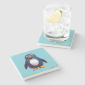 Dessous-de-verre En Pierre Pingouin (Côté)
