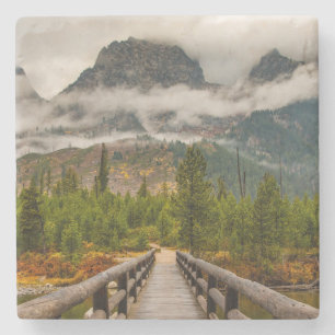 Dessous-de-verre En Pierre Piste forestière