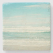 Dessous-de-verre En Pierre Plage (Devant)