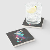 Dessous-de-verre En Pierre Planche à voile (Côté)