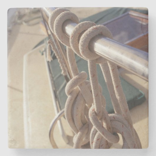 Dessous-de-verre En Pierre Plate-forme de bateau (Devant)