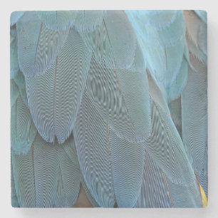 Dessous-de-verre En Pierre Plumes bleues