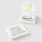 Dessous-de-verre En Pierre Plus de Dessous de verre de pierre de temps (Côté)