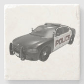 Dessous-de-verre En Pierre PM Police Academy Graduate Car (Devant)