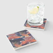 Dessous-de-verre En Pierre Poisson japonais Koi (Côté)