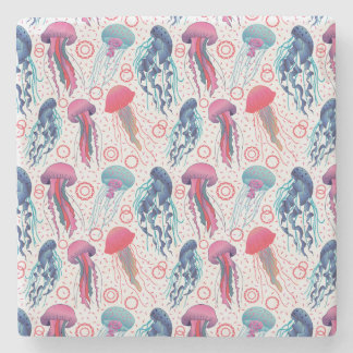 Dessous-de-verre En Pierre Poissons de gelée colorée