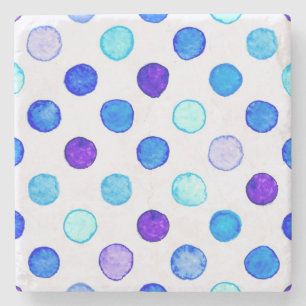 Dessous-de-verre En Pierre Polka dot