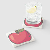 Dessous-de-verre En Pierre pomme (Côté)