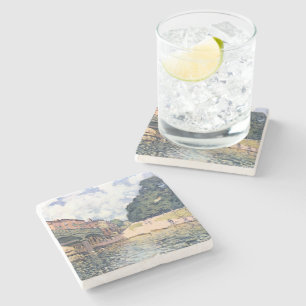 Dessous-de-verre En Pierre Pont Alfred Sisley Hampton Court
