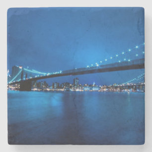 Dessous-de-verre En Pierre Pont de Brooklyn, New York