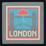 Dessous-de-verre En Pierre Pont de Londres avec parapluie<br><div class="desc">Londres et Tower Bridge avec parapluie. | © et ® Bigstock® - Tous droits réservés.</div>