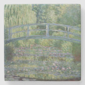 Dessous-de-verre En Pierre Pont nénuphar et japonais (Devant)