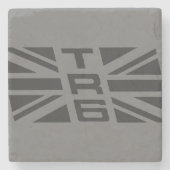 Dessous-de-verre En Pierre Porte - clé métallique (Devant)