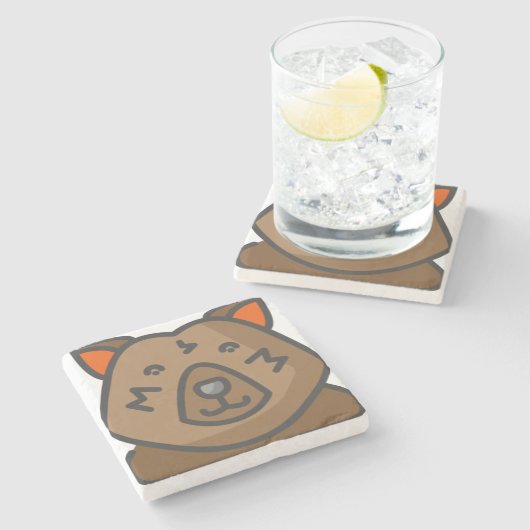 Dessous-de-verre En Pierre porter (Côté)