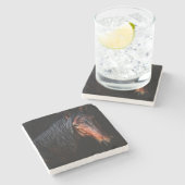 Dessous-de-verre En Pierre Portrait de cheval VII (Côté)