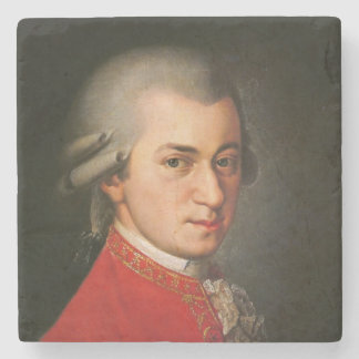 Dessous-de-verre En Pierre Portrait de Wolfgang Amadeus Mozart