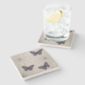 Dessous-de-verre En Pierre Posavasos halloween minimalista  (Côté)