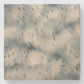 Dessous-de-verre En Pierre Poster de animal d'or bleu (Devant)