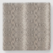 Dessous-de-verre En Pierre Poster de animal Python Snake Skin (Devant)