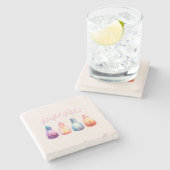 Dessous-de-verre En Pierre Potion Pastel (Côté)