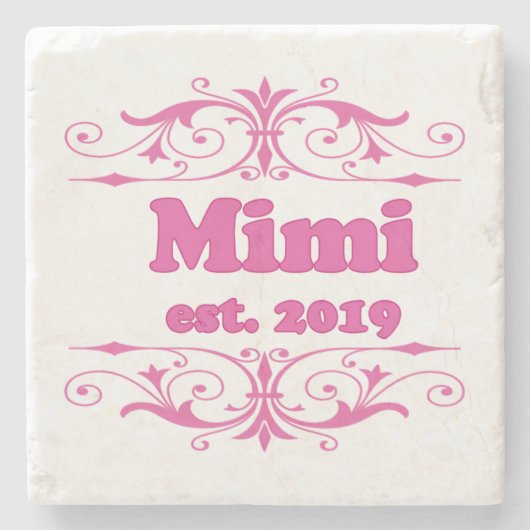 Dessous-de-verre En Pierre Pour Cette Spéciale "Mimi 2019" (Devant)