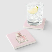 Dessous-de-verre En Pierre Pretty in Pink Nail Polish (Côté)