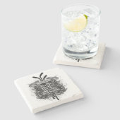 Dessous-de-verre En Pierre Prière d'hockey (Côté)