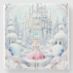 Dessous-de-verre En Pierre Princesse rose