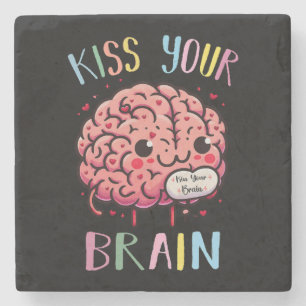 Dessous-de-verre En Pierre Professeur Kiss Your Brain