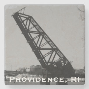 Dessous-de-verre En Pierre Providence, RI 'Stuck-Up Bridge'