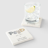 Dessous-de-verre En Pierre Psychologue PsyD sur mesure (Côté)