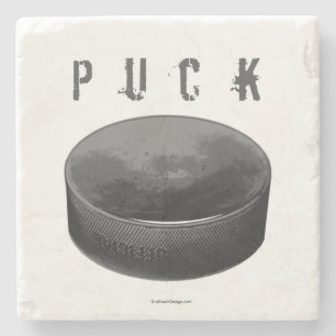 Dessous-de-verre En Pierre PUCK (Hockey)