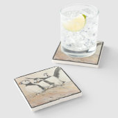 Dessous-de-verre En Pierre Puffin (Côté)