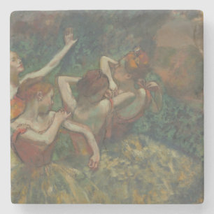Dessous-de-verre En Pierre Quatre Danseurs, Peinture impressionniste, Edgar D